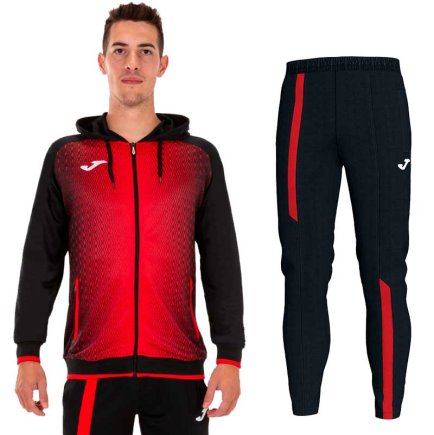 Спортивний костюм Joma Supernova набір колір: чорний/червоний
