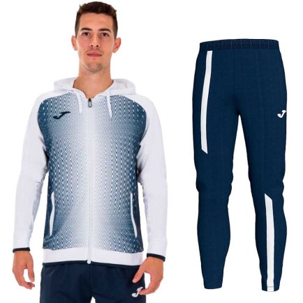 Спортивный костюм Joma Supernova набор цвет: белый/темно-синий