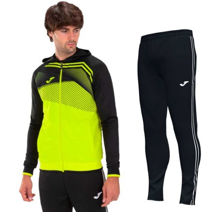 Спортивний костюм Joma Supernova II набір колір: салатовий/чорний