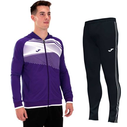 Спортивный костюм Joma Supernova II набор цвет: фиолетовый/черный