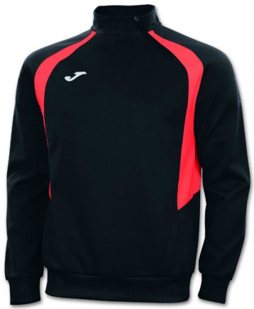 Спортивная кофта Joma Champion III 100019.120 полиэстер с коротким замком черно-малиновая