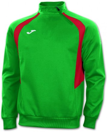 Спортивна кофта Joma Champion III 100019.456 поліестер з коротким замком зелено-червона