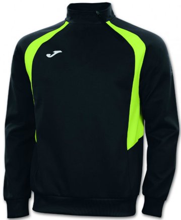 Спортивна кофта Joma Champion III 100019.117 поліестер з коротким замком чорно-салатова
