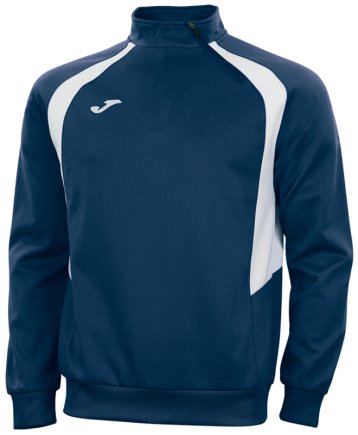 Спортивна кофта Joma Champion III 100019.302 поліестер з коротким замком темно-синьо-біла