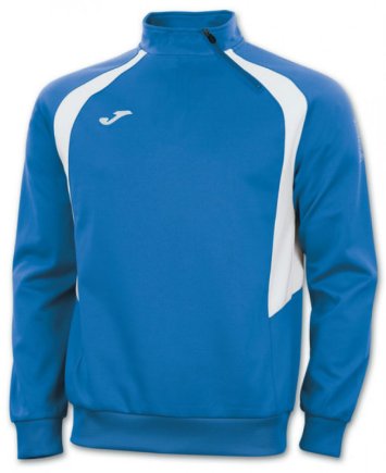 Спортивна кофта Joma Champion III 100019.702 поліестер з коротким замком синьо-біла