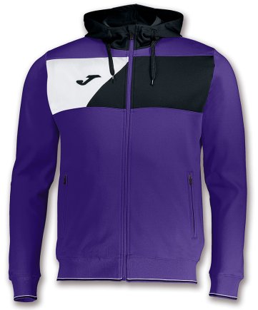 Спортивна кофта Joma CREW II 100615.551 колір: фіолетовий/чорний/білий