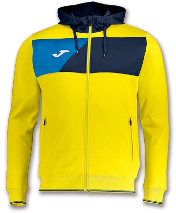 Спортивна кофта Joma CREW II 100615.903 колір: блакитний/синій/жовтий