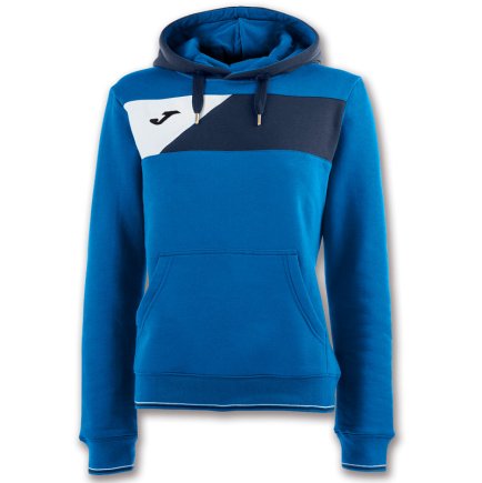 Спортивная кофта Joma CREW II 900443.703 женская цвет: голубой/темно-синий/белый