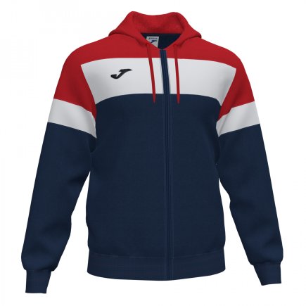 Олимпийка Joma Crew IV 101537.336 цвет: темно-синий/красный