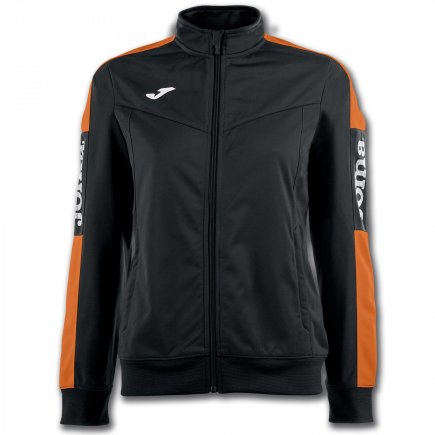 Спортивна кофта Joma CHAMPION IV WOMAN 900380.108 жіноча колір: чорний/помаранчевий