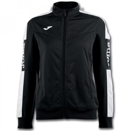 Спортивна кофта Joma CHAMPION IV WOMAN 900380.102 жіноча колір: чорний/білий
