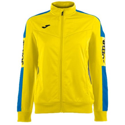 Спортивная кофта Joma CHAMPION IV WOMAN 900380.907 женская цвет: желтый/голубой Спортивная кофта Joma CHAMPION IV WOMAN 900380.907 женская цвет: желтый/голубой