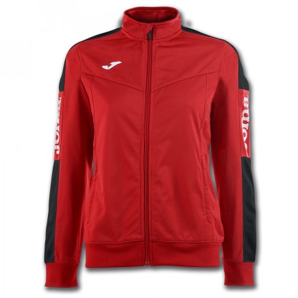 Спортивна кофта Joma CHAMPION IV WOMAN 900380.601 жіноча колір: червоний/чорний