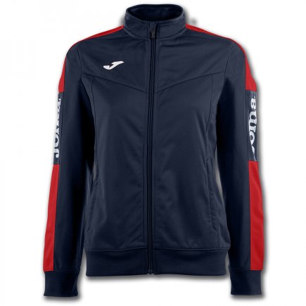 Спортивная кофта Joma CHAMPION IV WOMAN 900380.306 женская цвет: темно-синий/красный