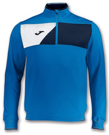 Реглан Joma Crew II 100612.703 цвет: голубой/белый/синий