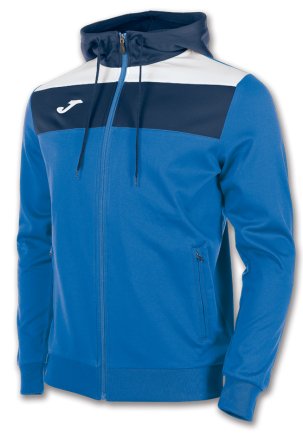 Толстовка Joma CREW 100245.700 с капюшоном цвет: синий
