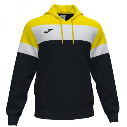 Толстовка Joma Crew IV 101544.109 цвет: черный/желтый