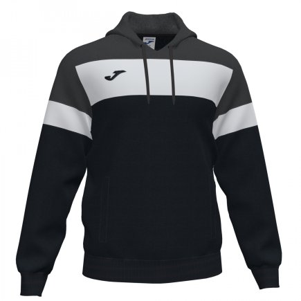 Толстовка Joma Crew IV 101544.110 колір: чорний/сірий