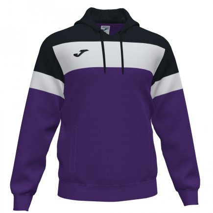 Толстовка Joma Crew IV 101544.551 цвет: фиолетовый/черный