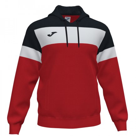 Толстовка Joma Crew IV 101544.601 цвет: красный/черный
