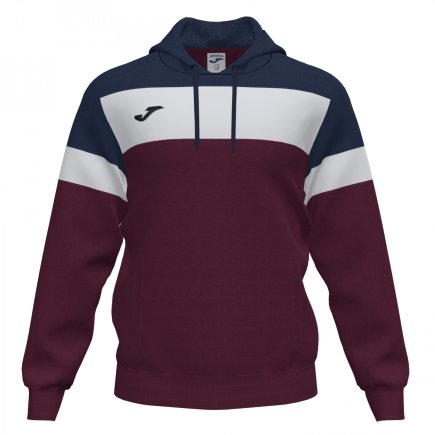 Толстовка Joma Crew IV 101544.673 колір: бордовий/темно-синій