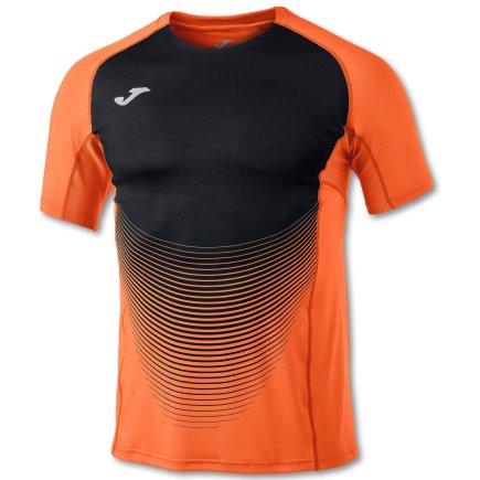 Футболка Joma Elite VI 100949.051 колір: помаранчевий/чорний