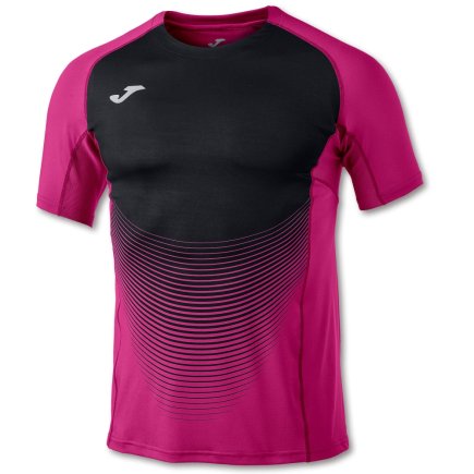 Футболка Joma Elite VI 100949.501 колір: фуксія/чорний