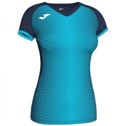 Футболка жіноча Joma SUPERNOVA 900890.342 колір: темно-синій/блакитний