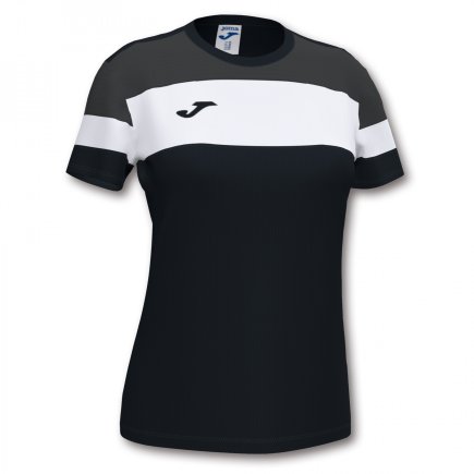 Футболка жіноча Joma CREW IV WOMAN 901039.110 колір: чорний/сірий/білий