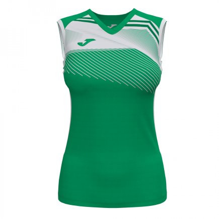 Футболка жіноча Joma SUPERNOVA II 901126.452 колір: зелений/білий