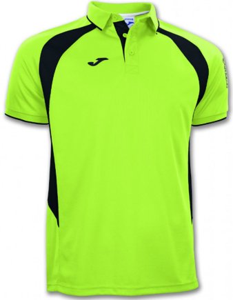 Поло Joma Champion III 100018.021 салатово-черное