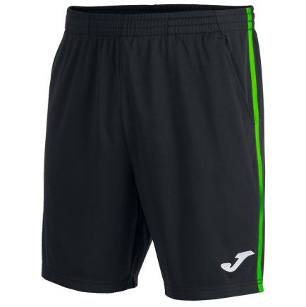 Шорты Joma OPEN III 102252.117 цвет: черный/зеленый
