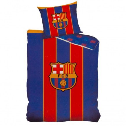 Постільний односпальний набір Barcelona FC