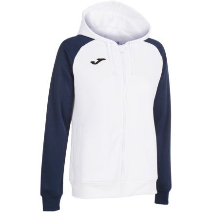 Спортивна кофта Joma Academy IV 901336.203 жіноча колір: білий/темно-синій