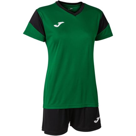 Футбольна форма Joma Academy V SET PHOENIX 901709.451 жіноча колір: зелений/чорний