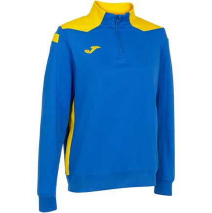 Спортивна кофта Joma CHAMPIONSHIP VI 901268.709 жіноча колір: блакитний/жовтий