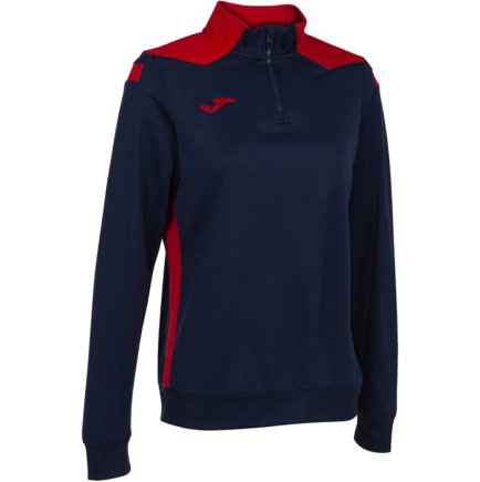 Спортивна кофта Joma CHAMPIONSHIP VI 901268.336 жіноча колір: темно-синій/червоний