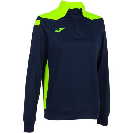 Спортивная кофта Joma CHAMPIONSHIP VI 901268.321 женская цвет: темно-синий/салатовый