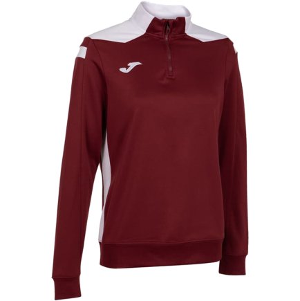 Спортивна кофта Joma CHAMPIONSHIP VI 901268.672 жіноча колір: бордовий/білий