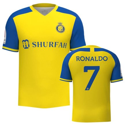 Футболка Аль-Наср Роналдо 7 (Al Nassr Ronaldo 7) ігрова/повсякденна 10224603 колiр: жовтий
