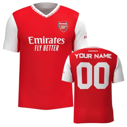 Футболка Arsenal (Арсенал, Лондон) 2022-2023 игровая/повседневная 10225202 цвет: красный
