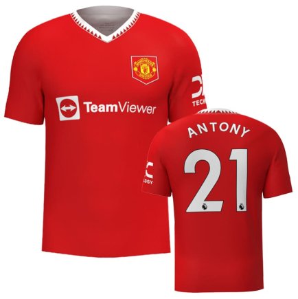 Футболка Манчестер Юнайтед Антоні 21 (Antony 21 Manchester United) 2022-2023 ігрова/повсякденна 10225702 колiр: червоний