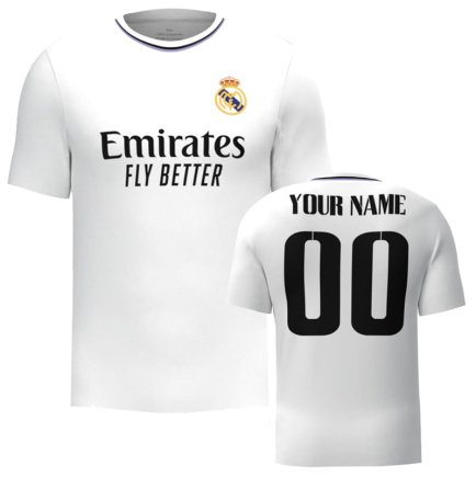 Новая Футболка Real Madrid (Реал Мадрид) 2022-2023 игровая/повседневная 10228410 цвет: белый