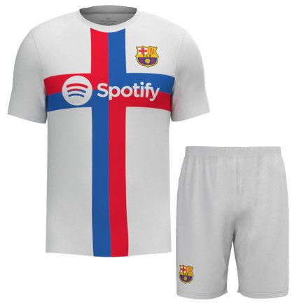 Футбольна форма Barcelona (Barca, Барса) 2022-2023 ігрова/повсякденна 10228913 колiр: сірий