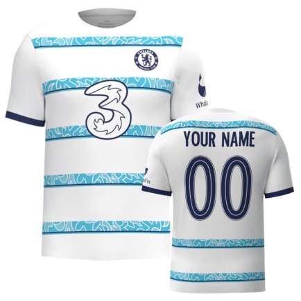 Футболка Chelsea (Челси) 2022-2023 игровая/повседневная 10229510 цвет: белый