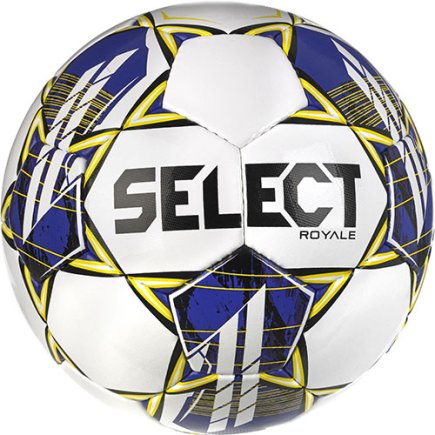 М'яч футбольний Select Royale FIFA Basic v23 (741) розмір 4 колір: білий/фіолетовий