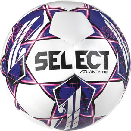 М'яч футбольний Select Atlanta DB FIFA Basic v23 (073) розмір 5 колір: білий/фіолетовий