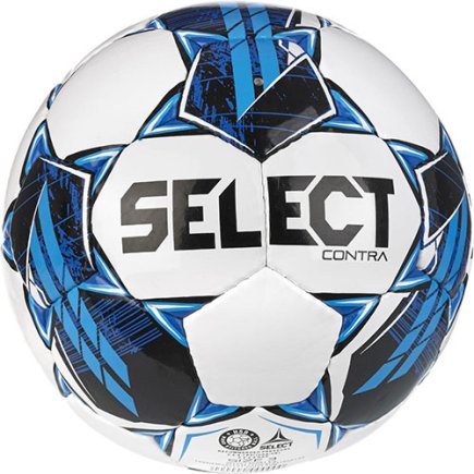 Мяч футбольный SELECT Contra v23 (172) размер 3 цвет: белый/синий