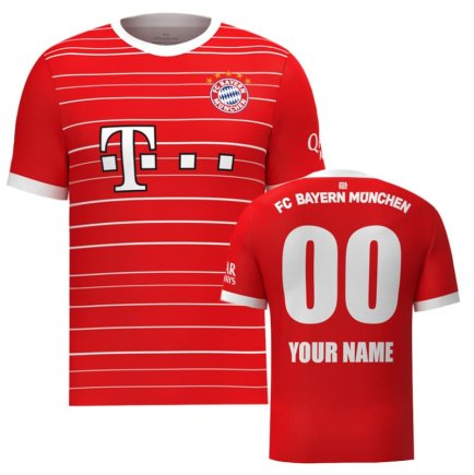 Футболка Бавария (Bayern Munich) 2022-2023 игровая/повседневная 11220302 цвет: красный