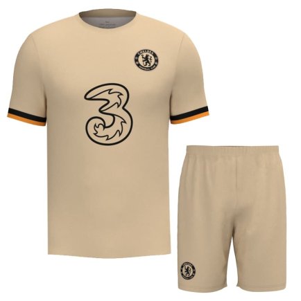 Футбольная форма Chelsea (Челси) 2022-2023 игровая/повседневная 11221719 цвет: бежевый